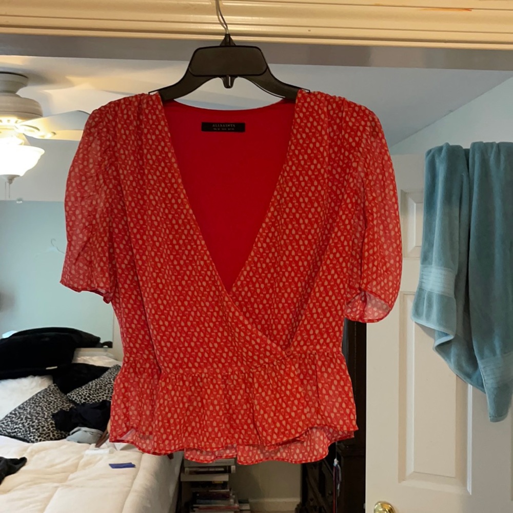 Allsaints red top